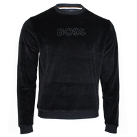 Black sweatshirt with BOSS logo