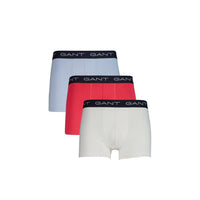 3-Pack Boxer Trunks, White Mix
