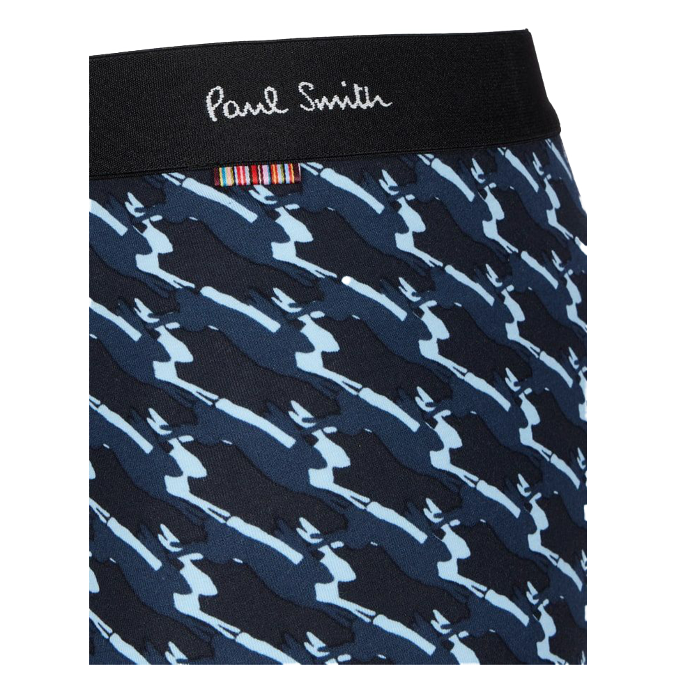 Paul Smith Men's Boxer Trunk Jumping Rabbits, Blue