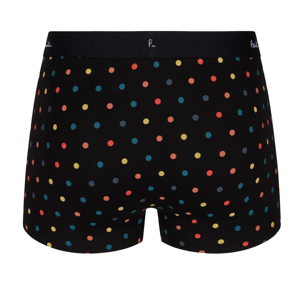 back view of dot pattern Paul Smith boxer trunk