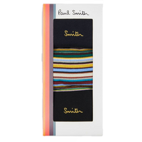Pack of Paul Smith socks with striped design on a white background