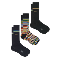 Paul smith socks, black and stripes