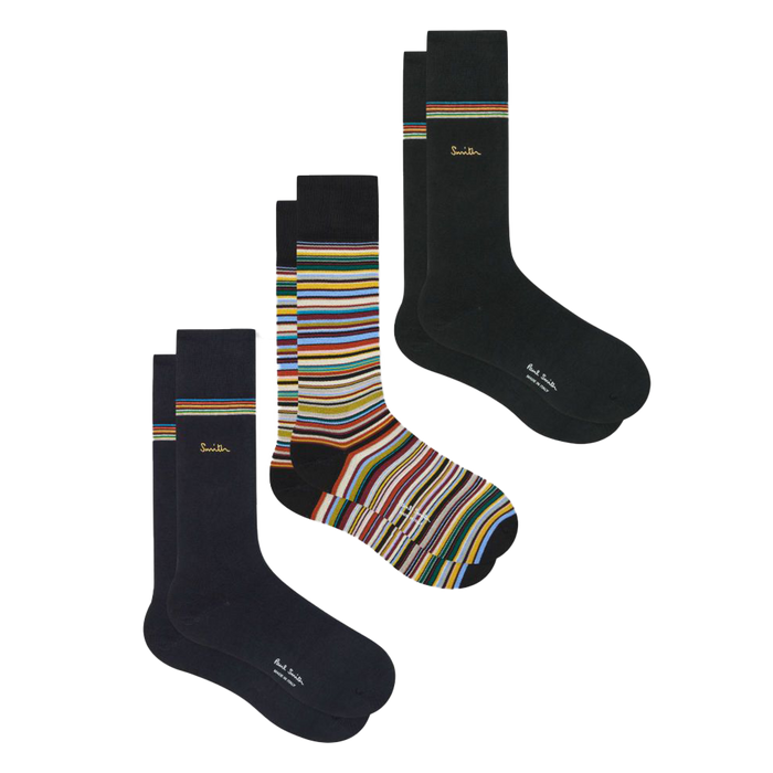 Paul smith socks, black and stripes