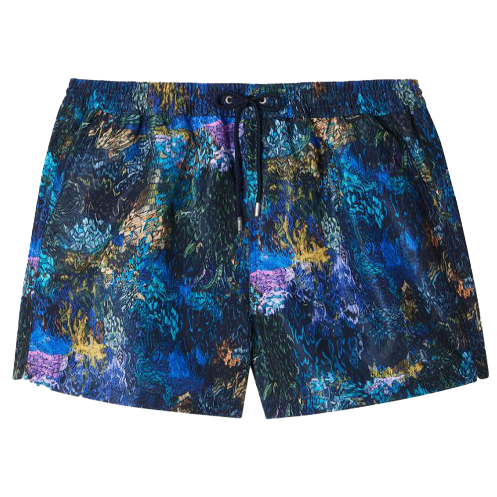 Paul Smith Swim Shorts Engrained, Blue