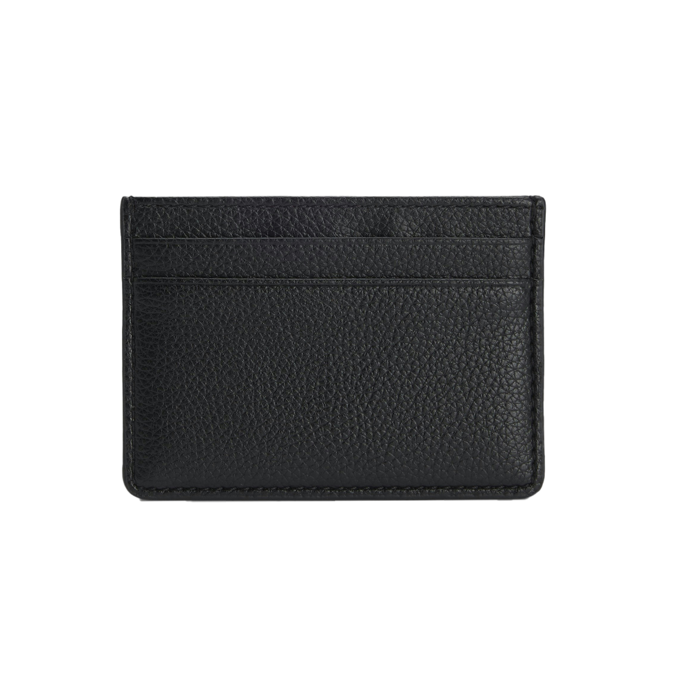 BOSS Ray N Faux Leather Card holder, Black