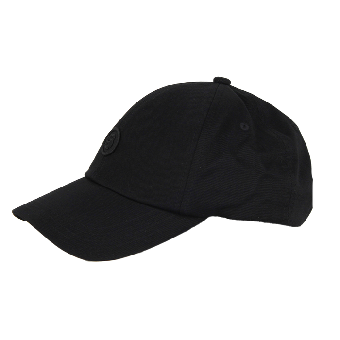 black baseball cap