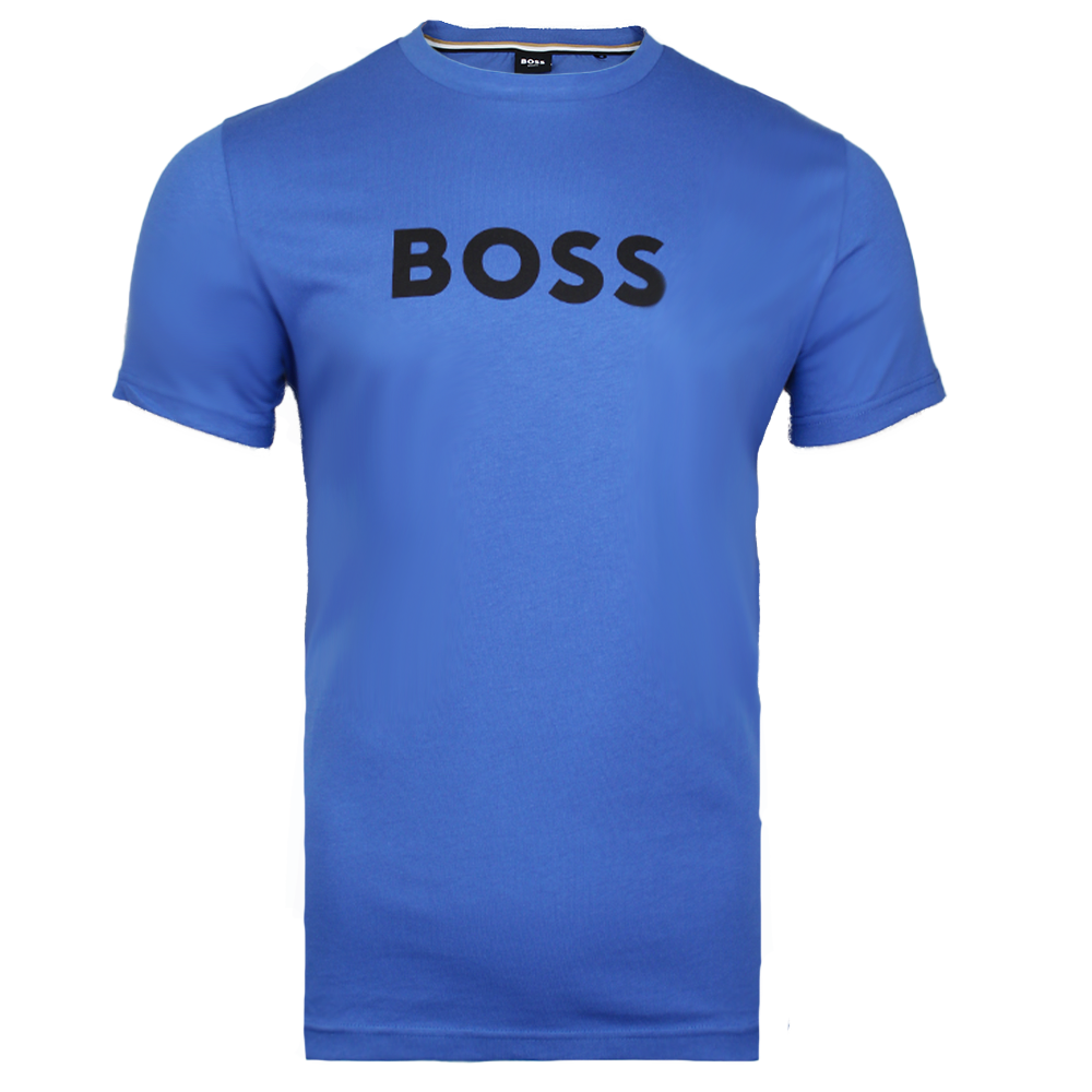 Blue t-shirt with BOSS logo