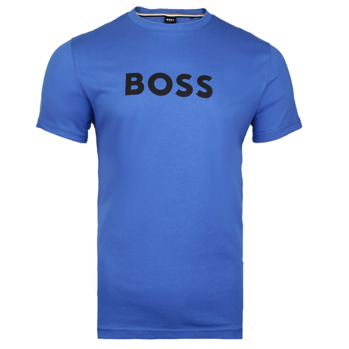 Blue t-shirt with BOSS logo
