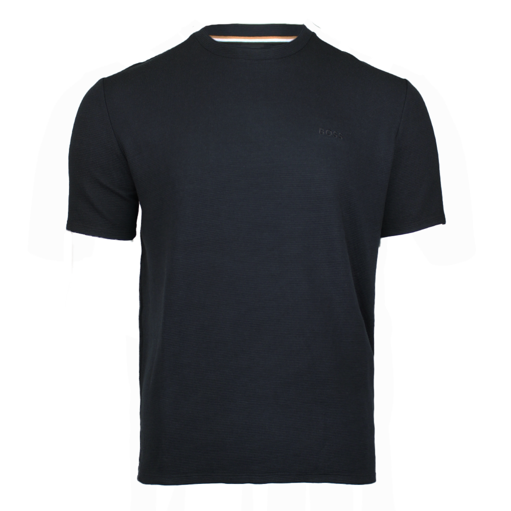 Black t-shirt with BOSS logo