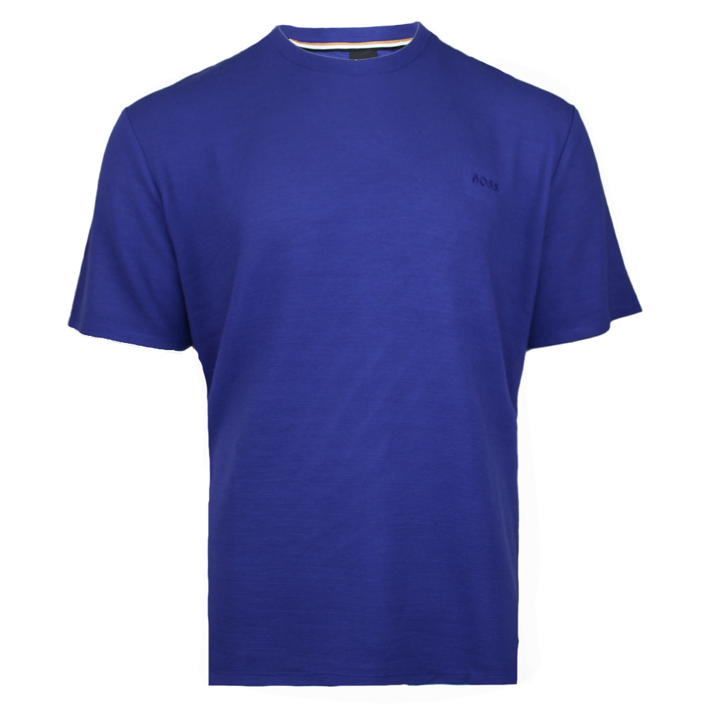 Blue t-shirt on a white background