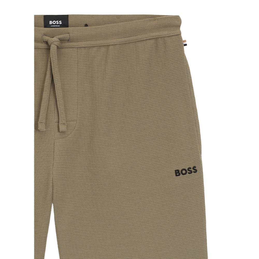 Brown shorts with BOSS branding