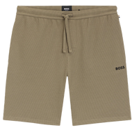 Brown shorts with BOSS branding