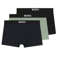 Black, grey, navy 3 pack of BOSS one boxer trunks