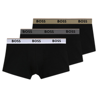 3 black Boss Power boxer trunks
