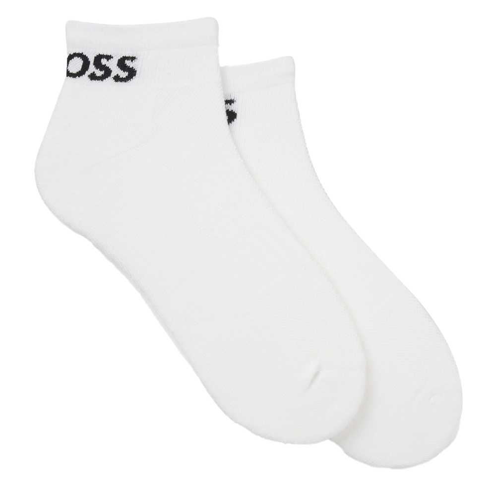 BOSS 2-Pack Trainer Socks, White