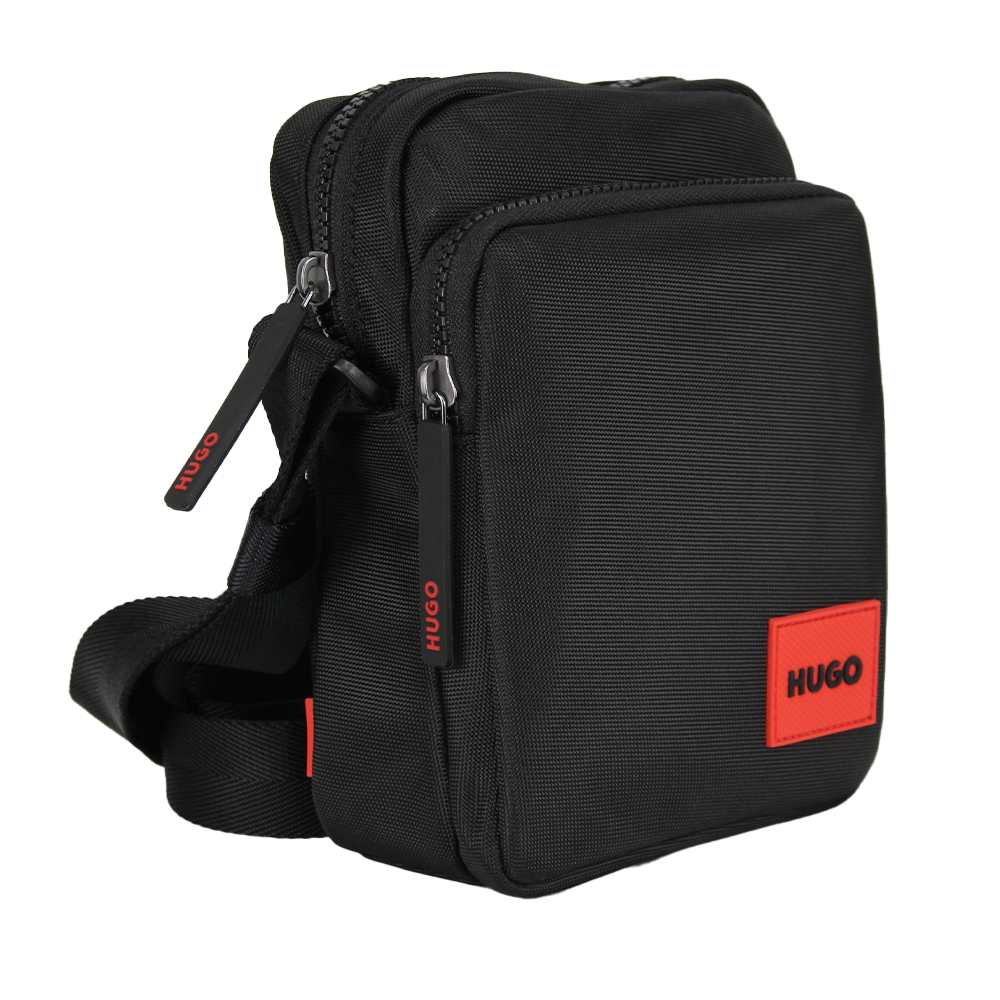black HUGO branded bag