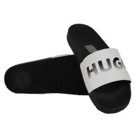 Black sliders with white tops