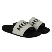 Black sliders with white tops