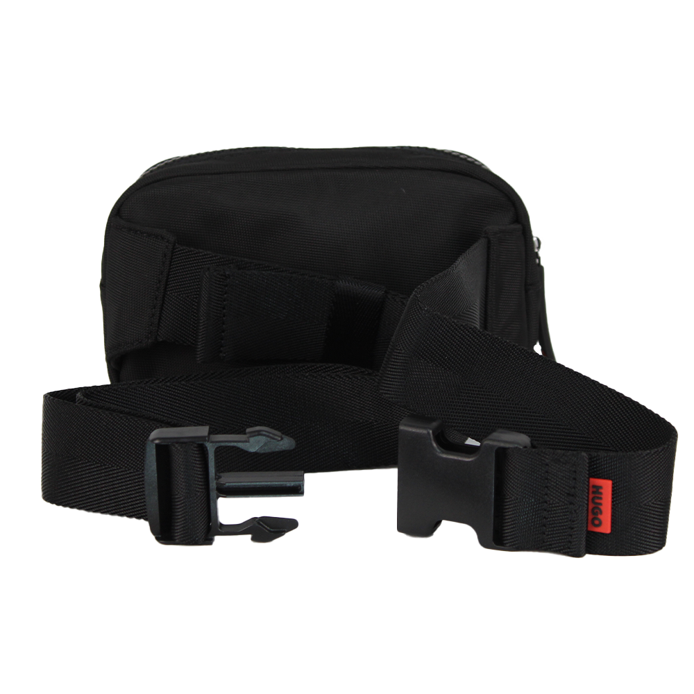Black bum bag with HUGO branding