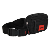 Black bum bag with HUGO branding