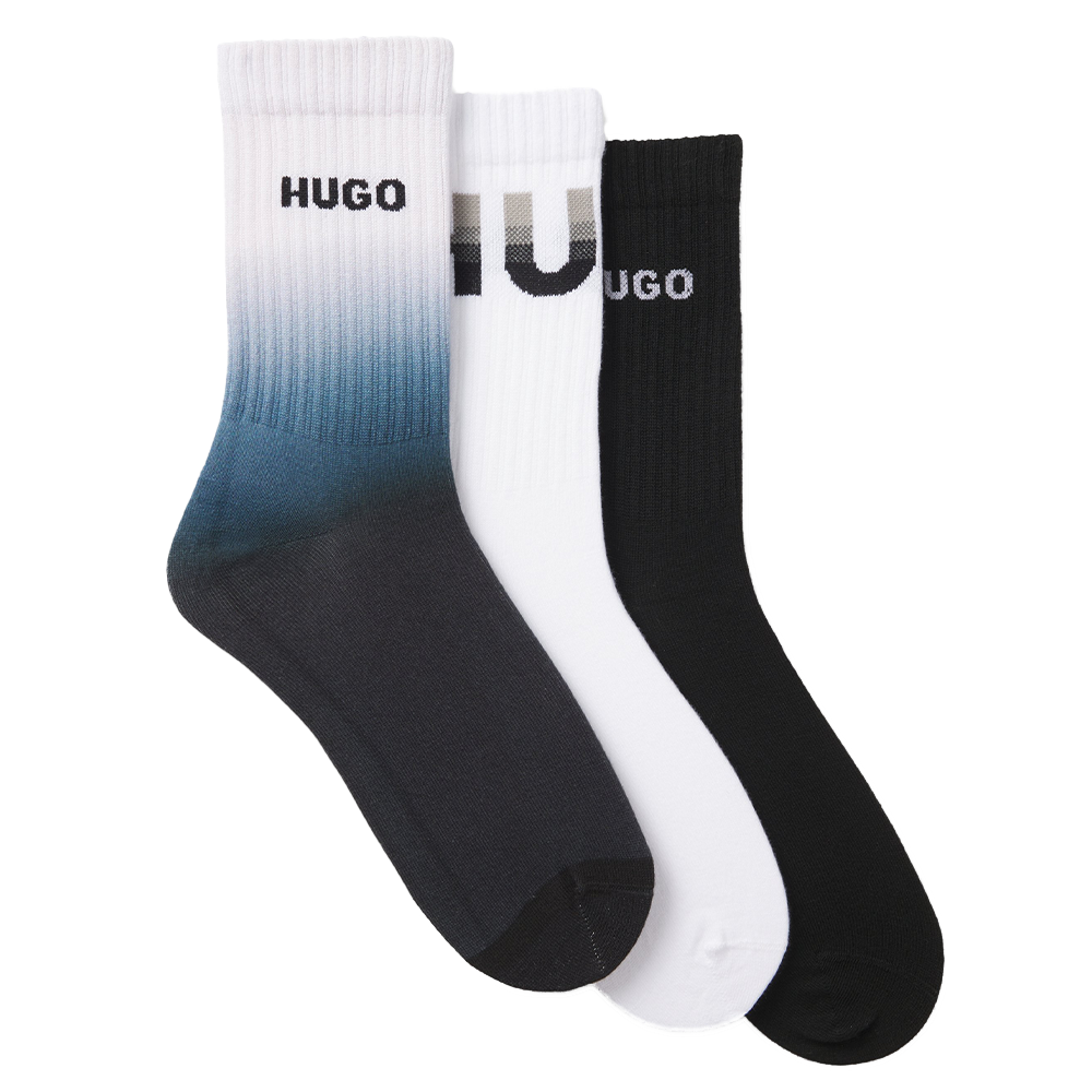HUGO branded socks in different colours 