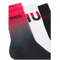 Various coloured socks with HUGO logo's