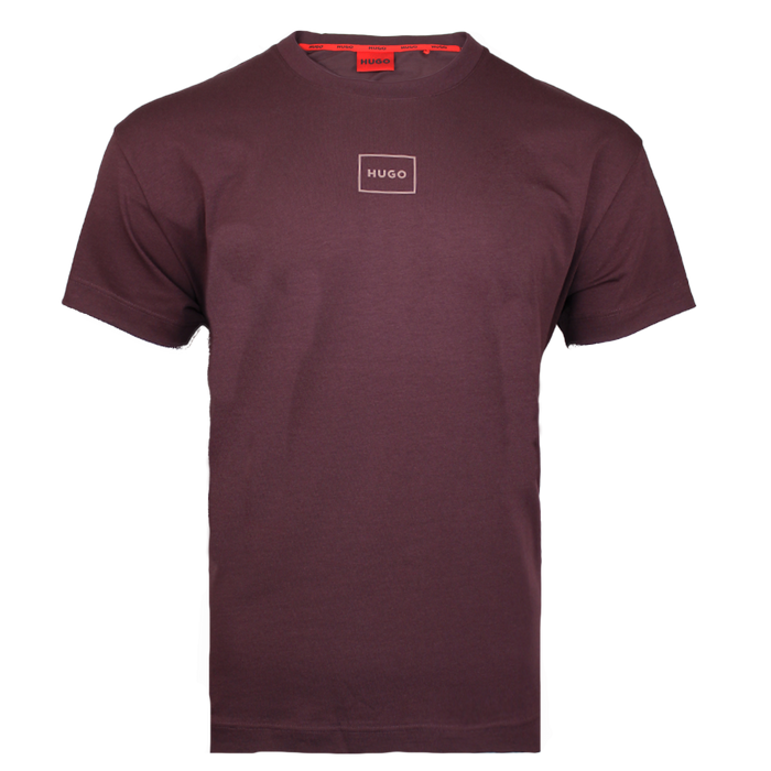 Brown t-shirt with HUGO logo