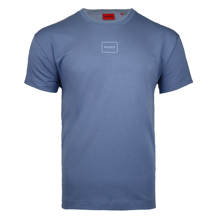 Blue t-shirt with HUGO logo