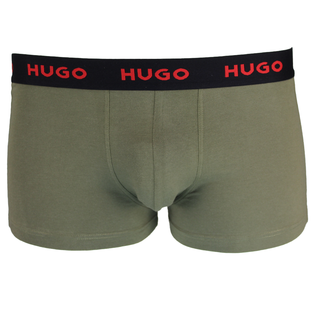 Green HUGO boxer trunk