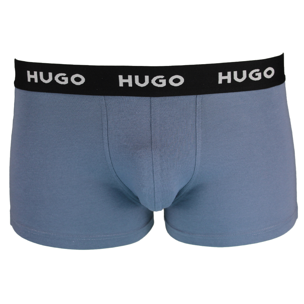 Blue HUGO boxer trunk