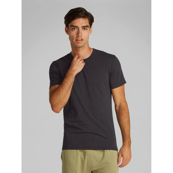 3-Pack Crew Neck T-Shirts, Black