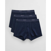 3-Pack Regular Waist, Core Boxer Trunks, Marine