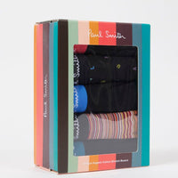 5-Pack Classic Boxer Trunks, Multi-coloured