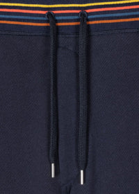 Artist Stripe Lounge Shorts, Blue