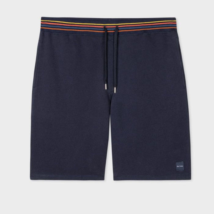 Artist Stripe Lounge Shorts, Blue