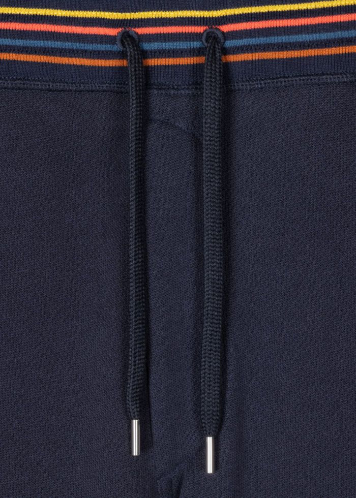 Artist Stripe Lounge Shorts, Blue