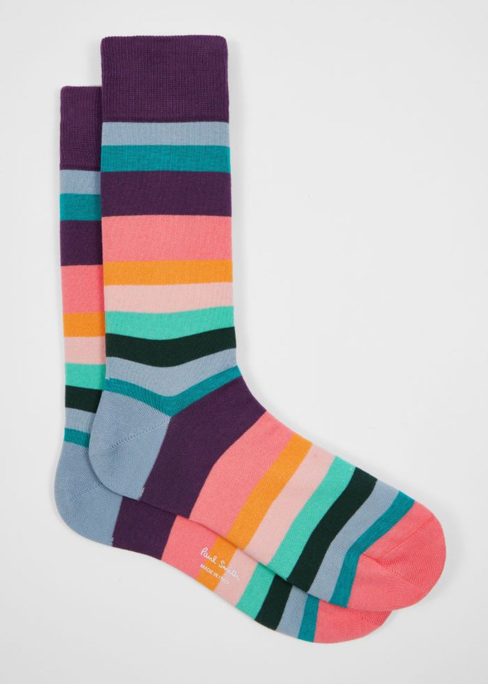 Artist Stripe Men's Socks, One-size