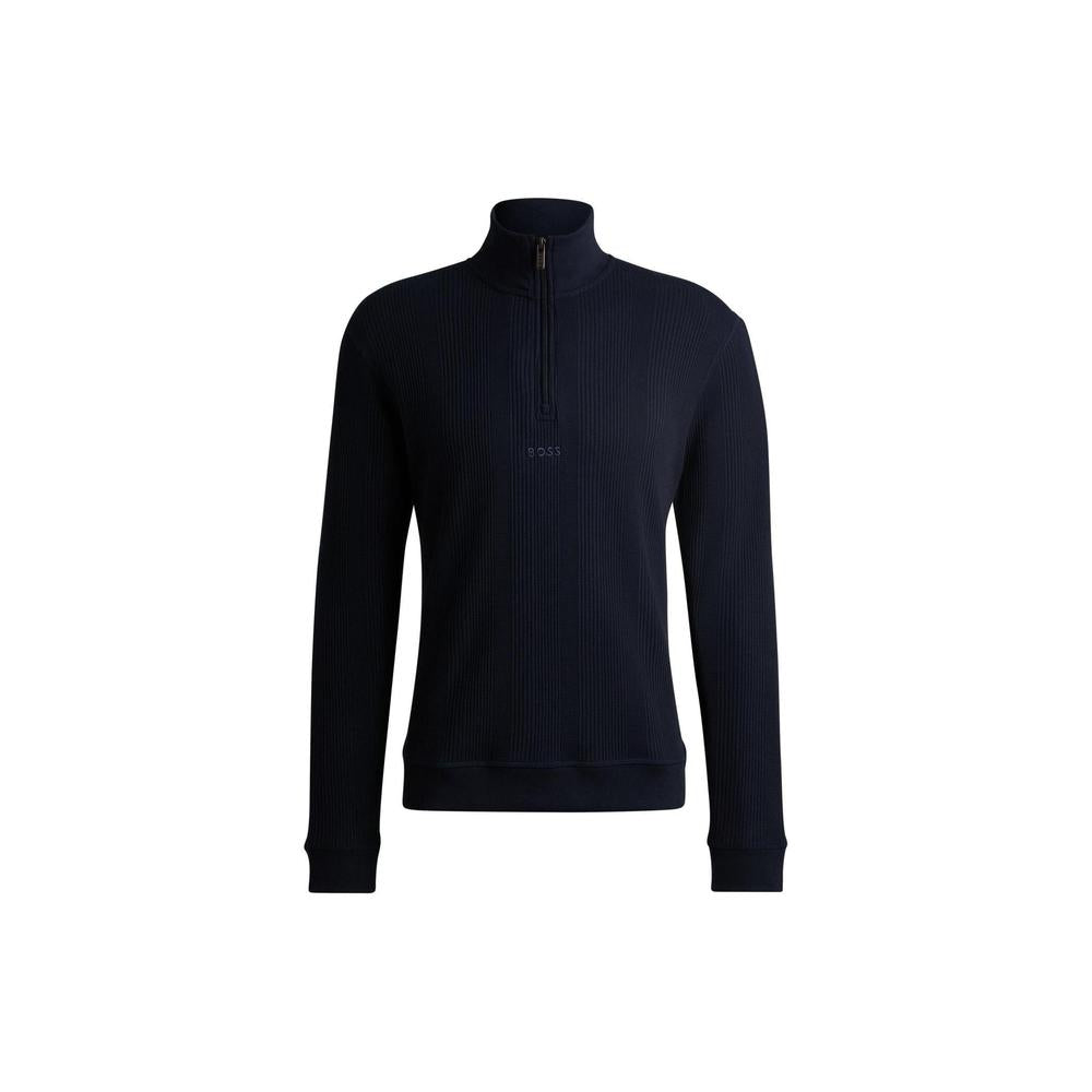 Structure 1/4 Zip Jacket, Dark Blue