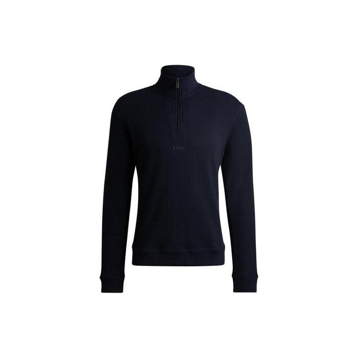 Structure 1/4 Zip Jacket, Dark Blue
