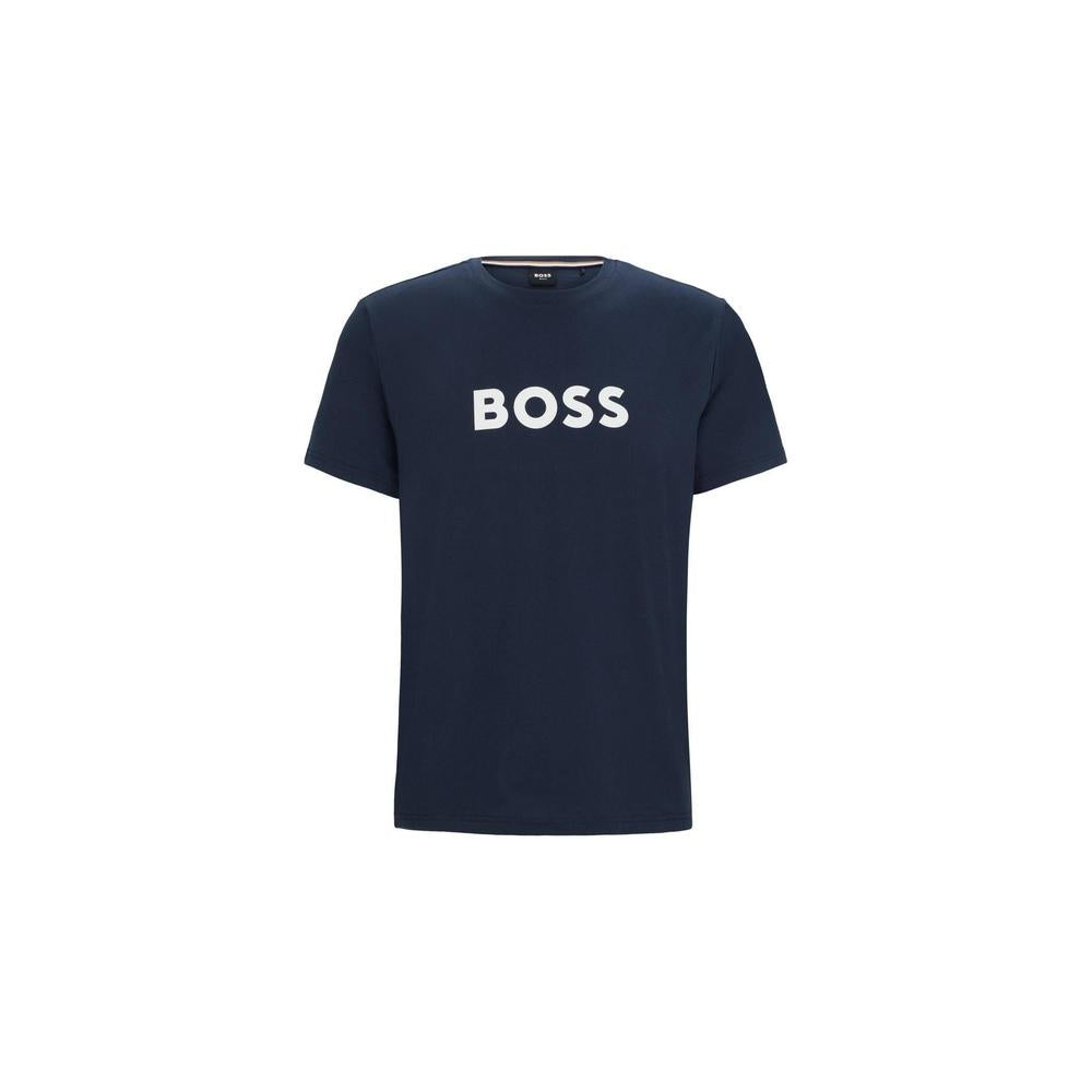 Boss mens Regular Fit T-Shirt, Navy