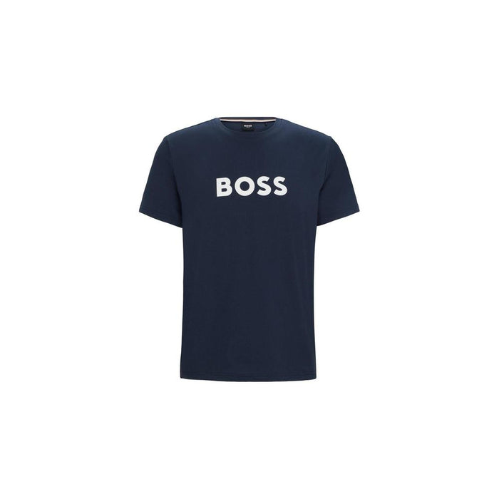 Boss mens Regular Fit T-Shirt, Navy