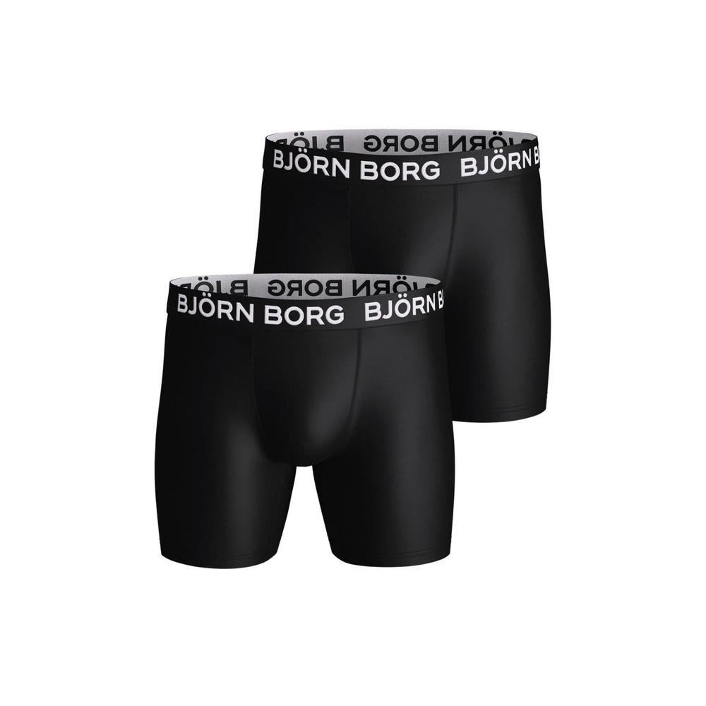 Bjorn Borg 2-Pack Sports Microfibre Boxer Briefs, Black