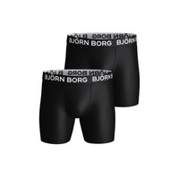Bjorn Borg 2-Pack Sports Microfibre Boxer Briefs, Black