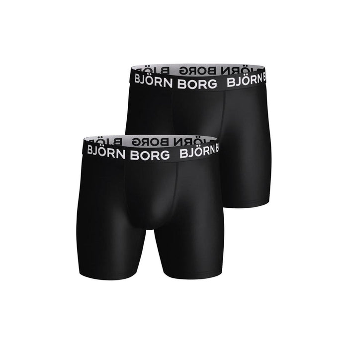 Bjorn Borg 2-Pack Sports Microfibre Boxer Briefs, Black