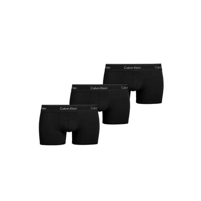 3-Pack Low Rise Boxer Trunks, Black