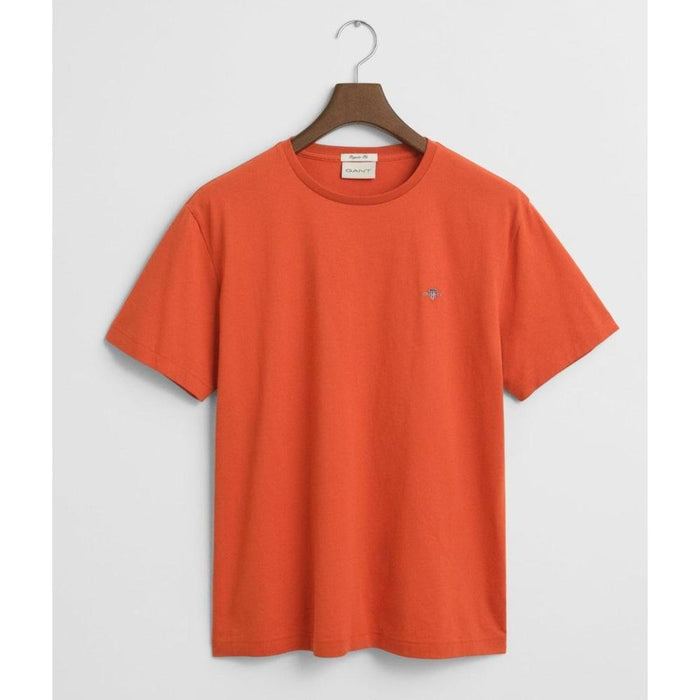 GANT Regular Shield T-Shirt in Deep Orange