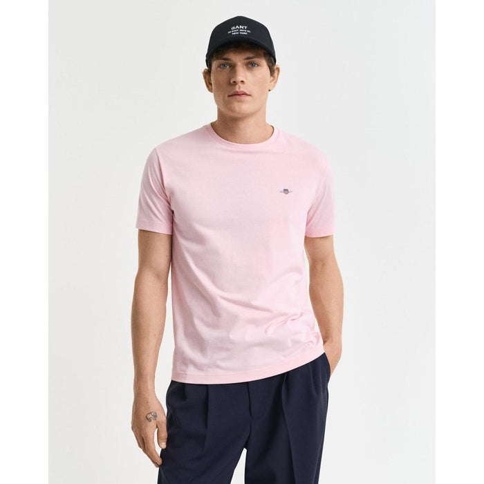 GANT Regular Shield T-Shirt, California Pink.
