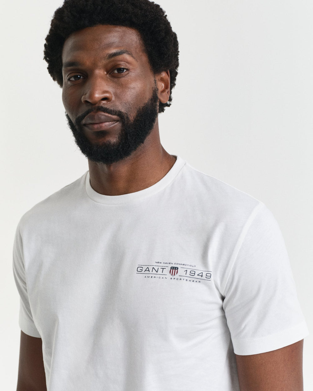 GANT Printed Graphic T-Shirt, Eggshell.