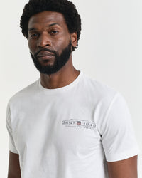 GANT Printed Graphic T-Shirt, Eggshell.