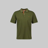 GANT Regular Contrast Pique Polo Shirt, Moss Green.